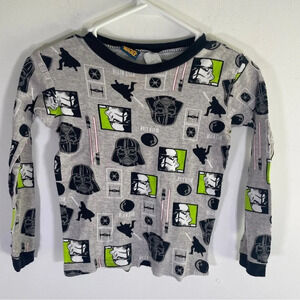Star Wars Kids Long Sleeve Cotton Sleepwear Shirt Size 10